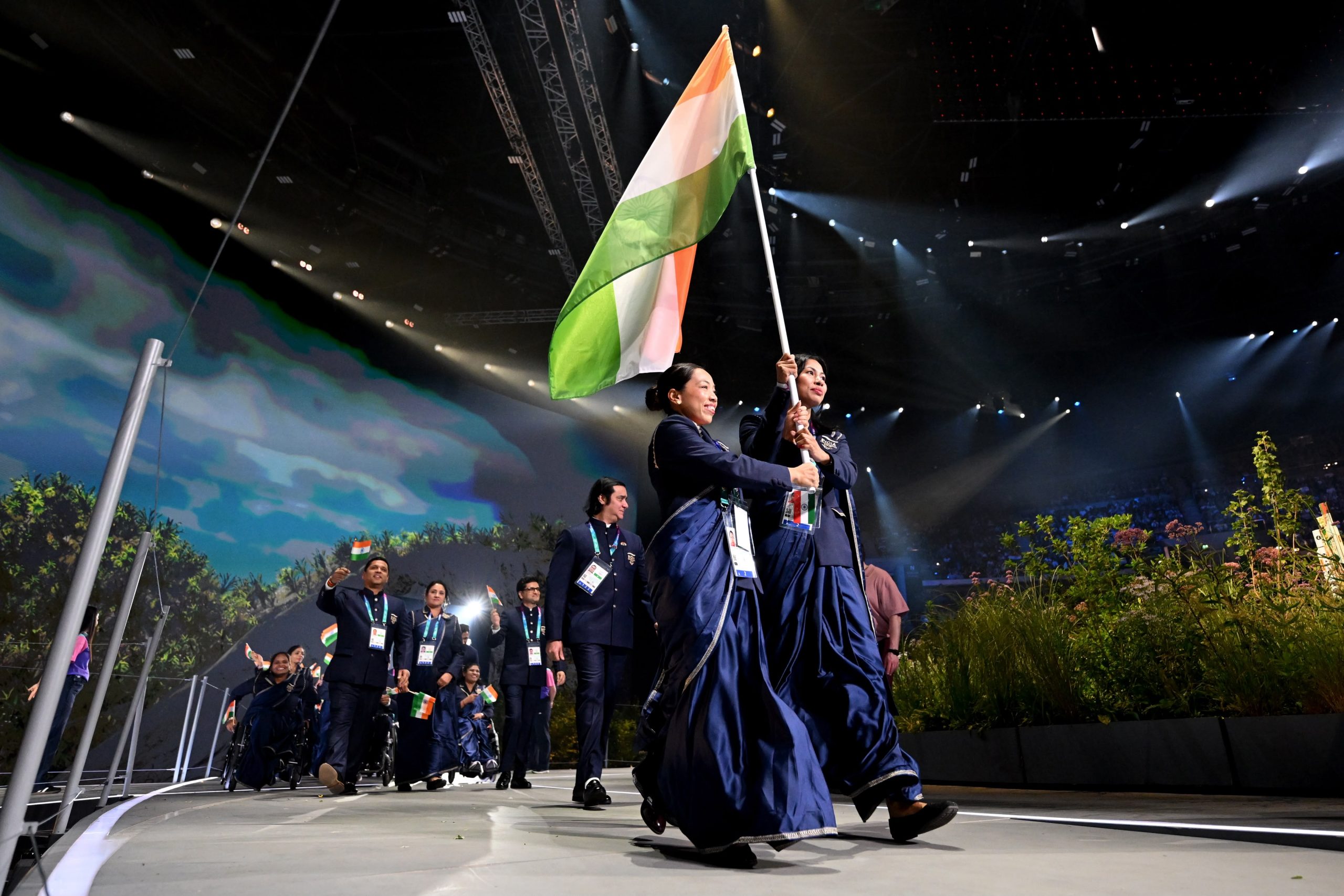 Back to training  and hard work after the opening ceremony highs